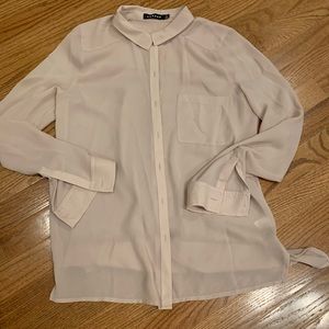 Trouve S small sheer blouse long sleeve